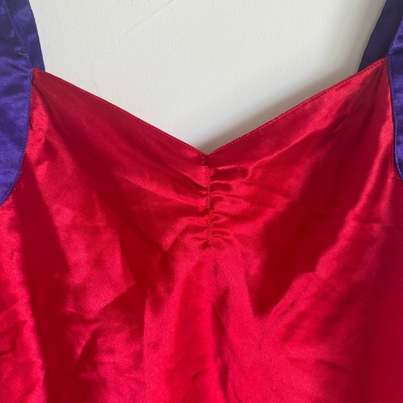 Victoria’s Secret Vintage Gold Label Red and Purple Cami Size Small - Picture 3 of 7